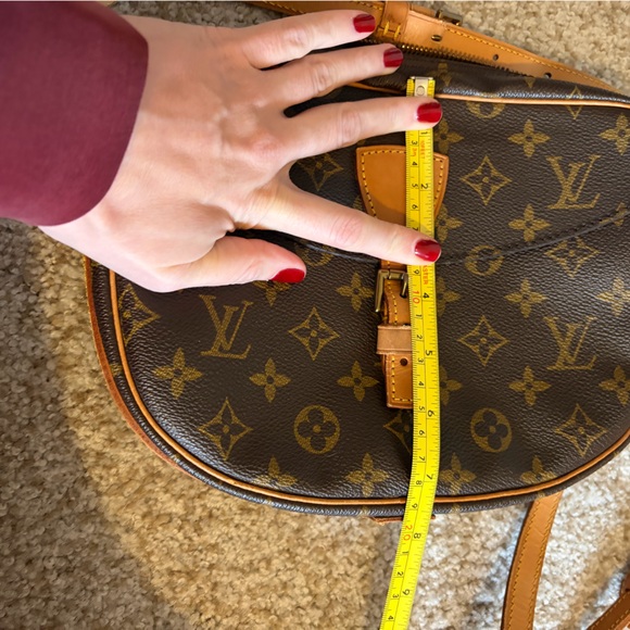 Louis Vuitton Brown Monogram Jeune Fille Shoulder Bag Handbag Crossbody - Picture 7 of 9